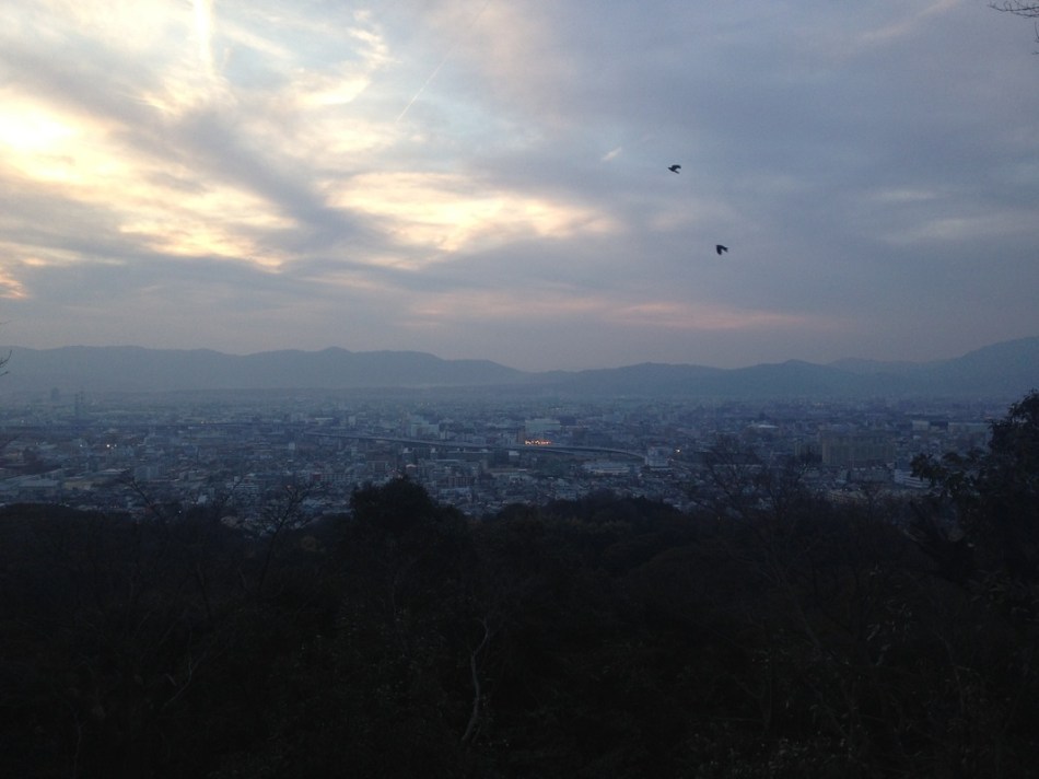 inari shrine sunset